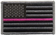 U.S Pink Line Flag Patch