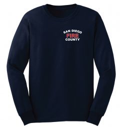San Diego County Fire Navy Duty Long Sleeve T-Shirt
