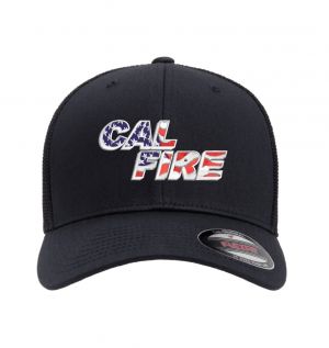 CAL FIRE Flag Text Hat