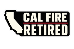 Cal Fire Retired Sticker