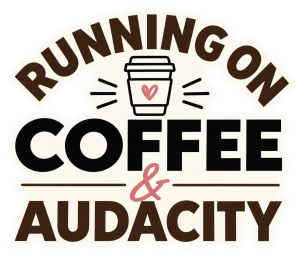 Running on Coffee & Audacity Sticker