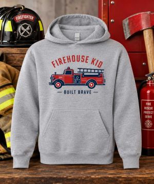 Firehouse Kid Built Brave Hoodie