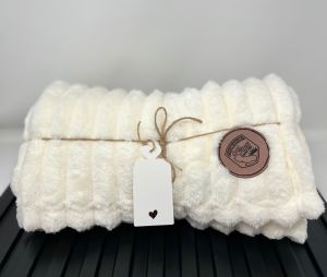 Cal Fire Patch Logo Fleece Throw Blanket