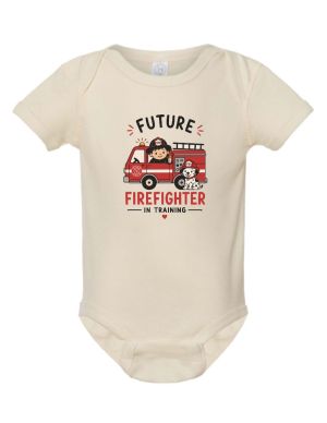 Future Firefighter Baby Onesie