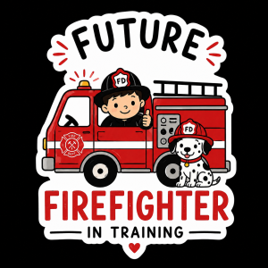 Future Firefighter Sticker