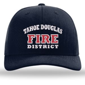 TAHOE DOUGLAS FIRE DISTRICT TEXT LOGO HAT