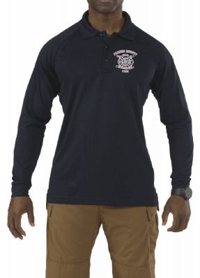 FRESNO COUNTY FIRE 5.11 Performance Long Sleeve Polo