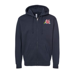 San Manuel Fire Autism Awareness Full Zip Hoodie