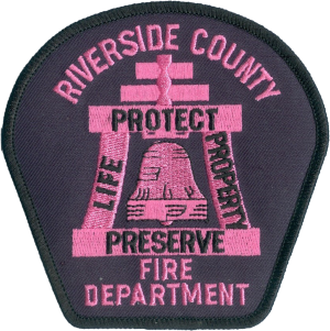 PINK Riverside County Fire Dept. Patch