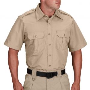SJVC Criminal Justice Propper Short Sleeve Tactical Dress Shirt