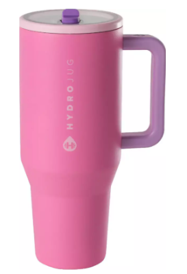 HYDROJUG 40 oz. Traveler Tumbler in Pink Sugar