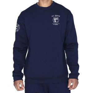 UC Davis Fire DFND Titan Fleece Crewneck Sweater