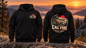 Cal Fire from the Redwoods to the Beaches Hoodie
