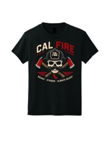 CAL FIRE Kids Skull T-Shirt