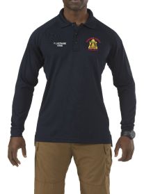 Riverside County Fire Long Sleeve Performance Polo