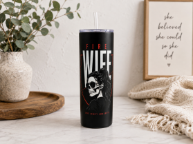Fire Wife Skull Long Shifts 30 oz. Tumbler