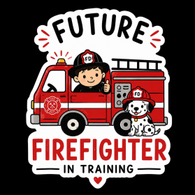 Future Firefighter Sticker