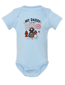 My Daddy is my Hero Baby Onesie