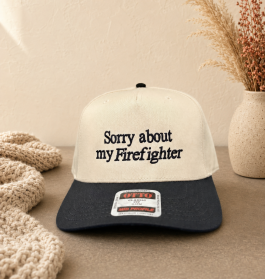 Sorry about my Firefighter Otto Hat