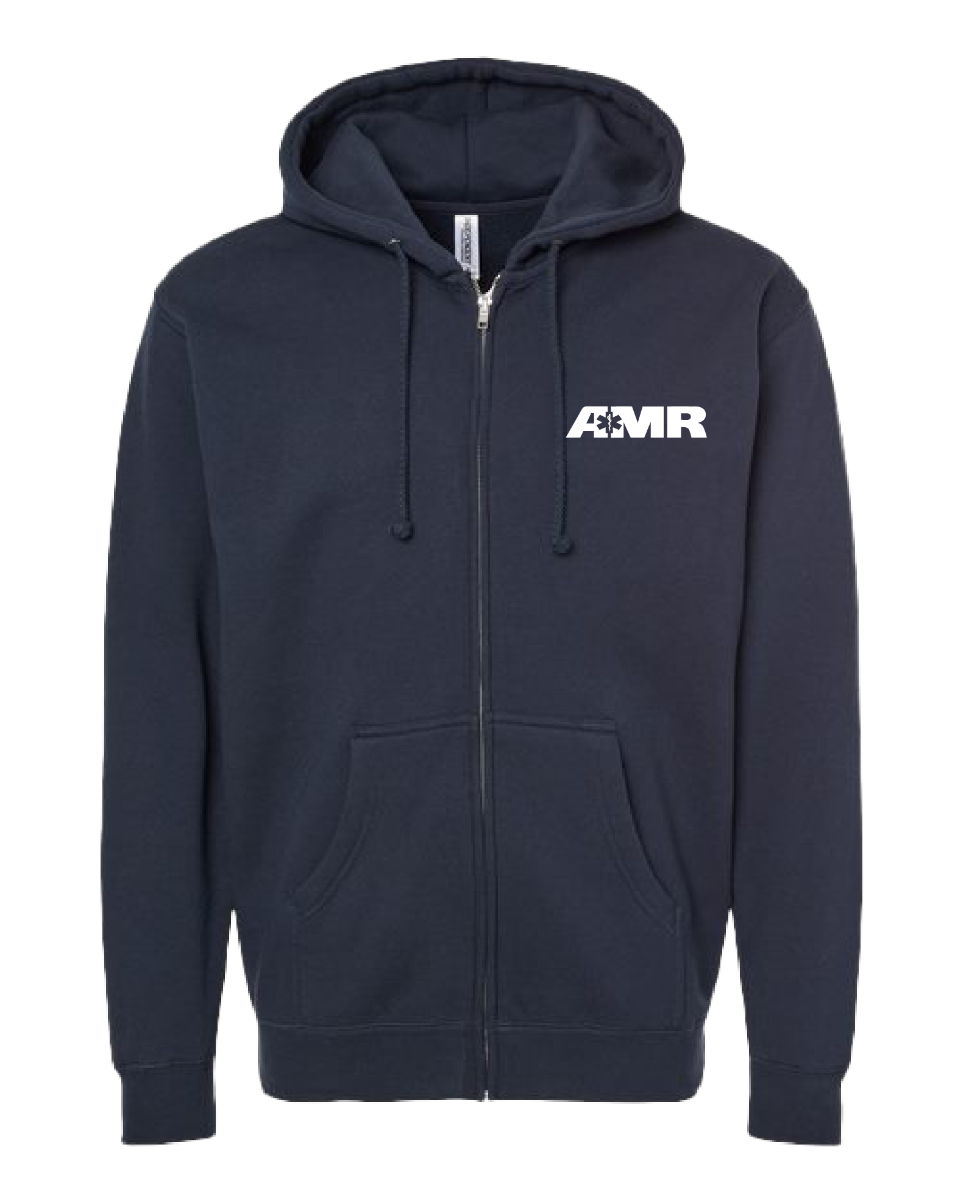 AMR DESERT CITIES Navy Full Zip Hoodie