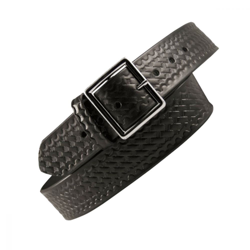 Duty Approved Belt Basketweave Silver 1 3 4